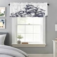 thumbnail image 3 of Summer Nautical Window Valance for Kitchen, Ocean Giant Octopus Sea Monster Coastal Sailboat Rod Pocket Short Curtain for Small Windows, Light Filtering Decorative Valance, 54 x 18 Inch, 1 Panel, 3 of 9