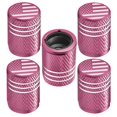 thumbnail image 1 of Tapas De Vástago De Válvula De Neumático Para Tapa De Neumático De Automóvil, Paquete De 5 Resistentes A La Corrosión, A Prueba De Fugas, Aleación Premium, Bandera Estadounidense, Universal, Para Auto, 1 of 5