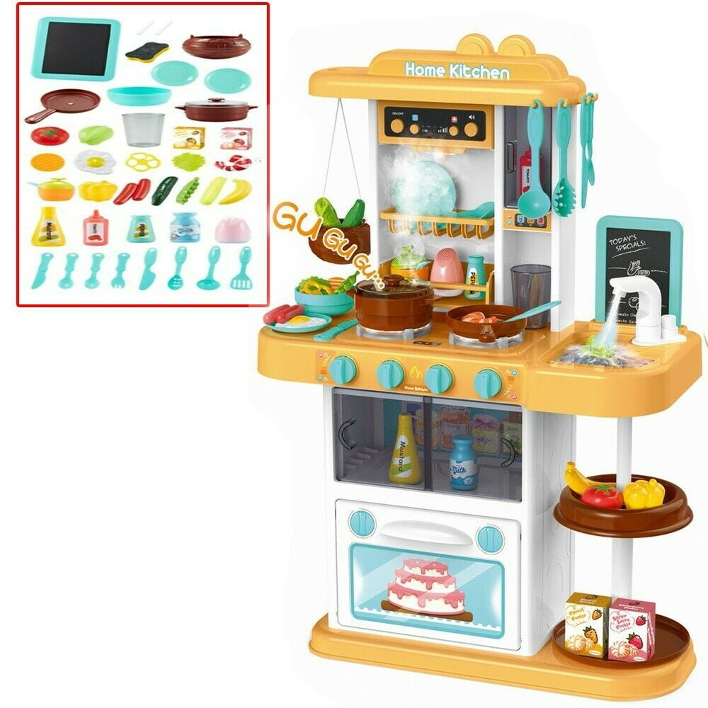 Details about   Kitchen Play Set Pretend Baker Kids Toy Cooking Playset Sweet Trolley Girls Gift 