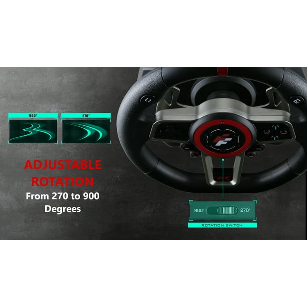 Flashfire SUZUKA 900A Racing Steering Wheel and Pedals for