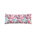 thumbnail image 2 of Spring Dandelion Floral Throw Pillow Cover, Pink Blue Green Botanical Rectangle Decorative Pillow Case Protector Soft Cushion Cover Lumbar Pillowcase for Couch Sofa Bedroom Car Chair Decor 20x54 Inch, 2 of 8