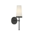 thumbnail image 4 of Matte Black One Light Wall Sconce from the Haynes Collection, 4 of 5