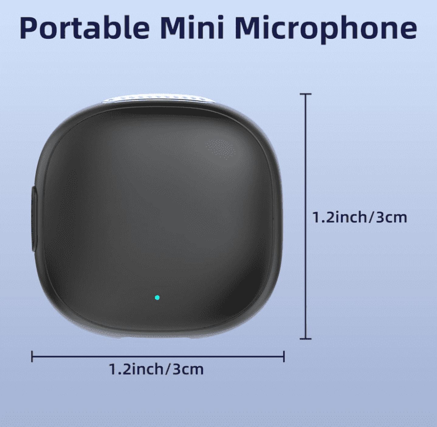 NPTCL Wireless Microphone for iPhone 17 16 15 - Ai Noise Cancelling Mini Microphone USB C for Android Phone, Lavalier Mic with 35H Charging Case for Video Recording Vlogging YouTube Tiktok
