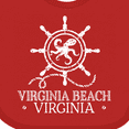 thumbnail image 4 of Inktastic Virginia Beach VA Nautical Boys or Girls Baby Bib, 4 of 4