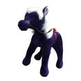 thumbnail image 2 of American Made Giant Stuffed Horse 3-feet tall 3-feet wide Dark Purple color MADE IN USA, 2 of 3