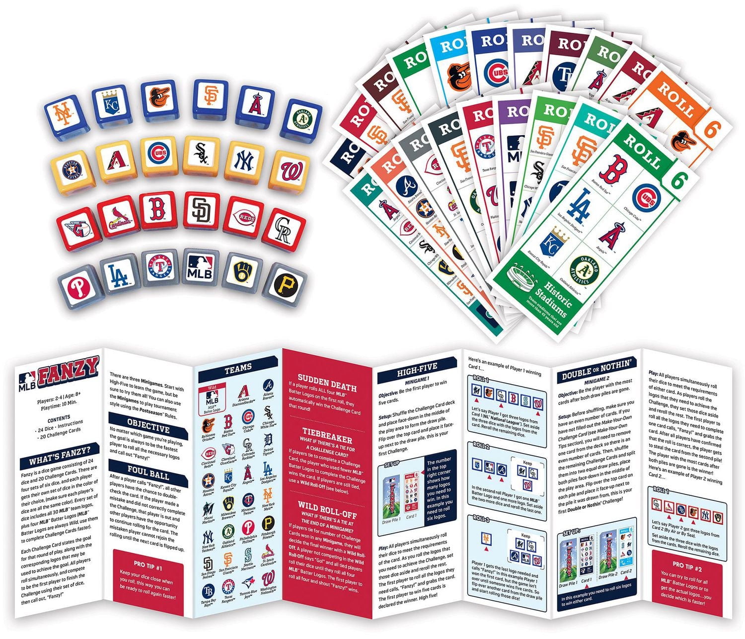 Masterpieces Puzzle Company Ligue De MLB Fanzy Jeu De Dés