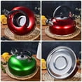 Green Stylish And Versatile 3L Whistling Kettle Stovetop Stainless