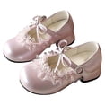 thumbnail image 2 of PLHWHYQ Girls Everyday Wear Sneakers for Little Girls with Bow | Comfortable Soft Sole Fashion Casual Shoes for Daily Activities Pink-a 8.5-9 Years, 2 of 9