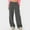 Dark Gray, variant on LSLJS Joggers for Women High Elastic Waisted Wide Leg Sweatpants Casual Baggy Solid Color Athletic Pants with Pockests, S-2XL