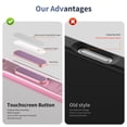 thumbnail image 3 of Decase Shockproof Clear Case with 360° Ring Stand Magnetic for iPhone 16 Pro Max,Anti-Fingerprint,Military Drop Protection,Compatible with Mag-Safe,Soft Edge Translucent Slim Phone Case,Pink, 3 of 10