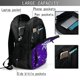 thumbnail image 4 of Easygdp Dark Purple Snowflakes Mochila para Laptop de Viaje con Puerto USB, Mochila para Laptop con Puerto de Carga USB para Mujeres y Hombres, 4 of 7