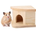 thumbnail image 2 of Amonsee Wooden Hamster House Hamster Nest, 2 of 8