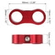 thumbnail image 4 of 10uds Rojo AN10 19mm Manguera Separador Abrazadera Freno Línea para Coche, 4 of 7