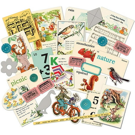 October Afternoon Woodland Park Miscellany Embellishment Assortment