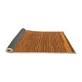 thumbnail image 2 of Ahgly Company Indoor Round Abstract Orange Modern Area Rugs, 6' Round, 2 of 4