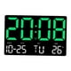 thumbnail image 2 of Reloj de mesa digital Sunnimix Despertador indicador de temperatura calendario colgante verde, 2 of 8