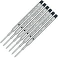 thumbnail image 3 of Lanier Combo Pack - 6 Pack - Monteverde Capless S42 Gel Ink Refill Compatible with most Sheaffer Style Ballpoint Pens - Black (Fine Tip 0.6mm), 3 of 3