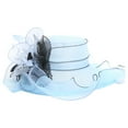 thumbnail image 4 of YAYUBA Women Fascinator Hat Floral Tea Party Wedding Hat,Light Blue, 4 of 4