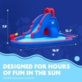 thumbnail image 3 of Sunny & Fun Fun Inflatable Kiddie Water Slide with Pool for Backyard, 3 of 10