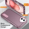thumbnail image 3 of MYKOMI for iPhone 16 Case with Build-in Kickstand,Heavy Duty Protection Shock Absorption Anti-Scratch Slim Lightweight Protective Sturdy Case Hard Cover for iPhone 16, 3 of 9