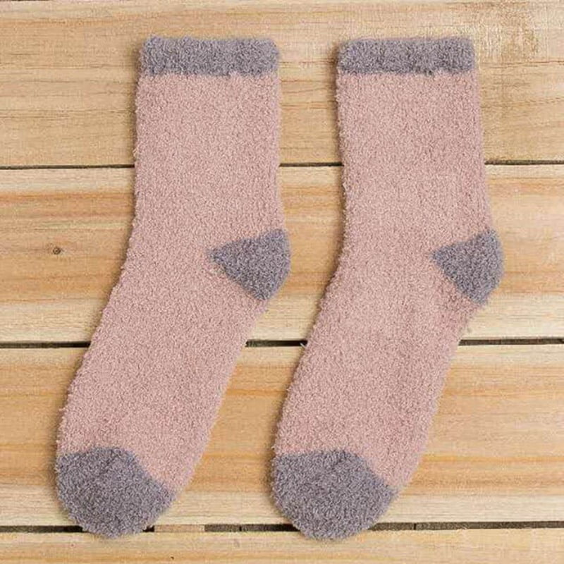 Kaboer Kaboer Ladies Women Winter Warm Soft Fluffy Bed Socks Lounge