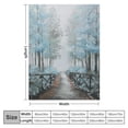 thumbnail image 4 of BCIIG Bridge Warm Lightweight Soft Fleece Blanket Throw Blanket Living Room Sofa Decor Cow Gifts Blanket for All Seasons 60x80in, 4 of 6