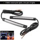 thumbnail image 5 of Tira de luz de se?al de giro de Suuonee1 par de motocicleta de coche flexible 17 SMD LED Luz de cola Tira de freno Indicador de se?al de giro Khall QC02560, 5 of 6