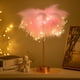 thumbnail image 5 of Lámpara de ambiente de plumas Lámpara de noche recargable Versátil para la decoración del dormitorio del hogar, 5 of 9