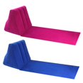 thumbnail image 1 of Inflatable Beach Cushion Lounge Chair,Portable Leisure Beach Chair,Beach Lounge Chair for Beach Camping(2Pcs),Red & Blue, 1 of 5