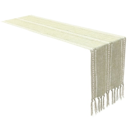 

Fall Table Runner Tassel Tablecloth Farmhouse Table Runner Party Table Runner for Home