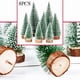 thumbnail image 2 of 8 piezas. Mini árbol de Navidad de 3 tamaños, abeto falso en miniatura, mini árbol de Navidad verde, pequeñas figuras de decoración navideña de 10/15/20 cm, 2 of 8