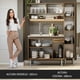 thumbnail image 5 of Mueble de Cocina Compacta Madesa Emilly 137 cm con Tarja de Acero Inoxidable, 5 of 10