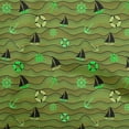 thumbnail image 1 of oneOone Cotton Jersey Medium Purple Fabric Sea Craft Projects Decor Fabric Printed By The Yard 58 Inch Wide, 1 of 4