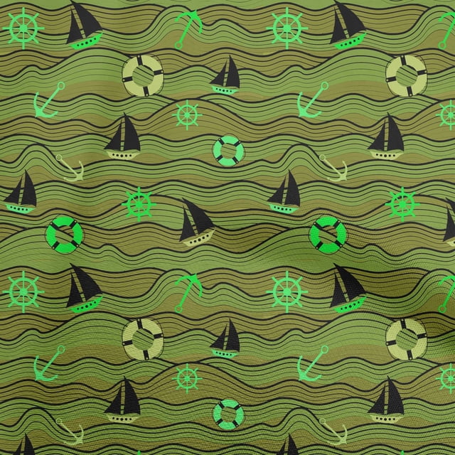 oneOone Polyester Spandex Medium Purple Fabric Sea Craft Projects Decor Fabric Printed By The Yard 56 Inch Wide