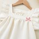 thumbnail image 4 of Vestido de Fiesta de Navidad de las Niñas sin Mangas Cintura Acanalada Falda Francesa Cinchada para Bebé Material Suave Lindo Cómodo, 4 of 8