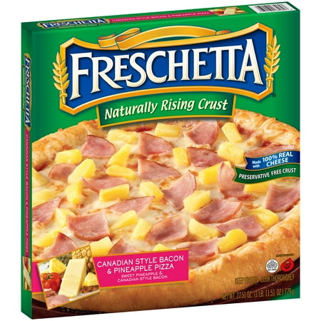 Freschetta® Naturally Rising Crust Canadian Style Bacon & Pineapple Pizza 27.51 oz. Box