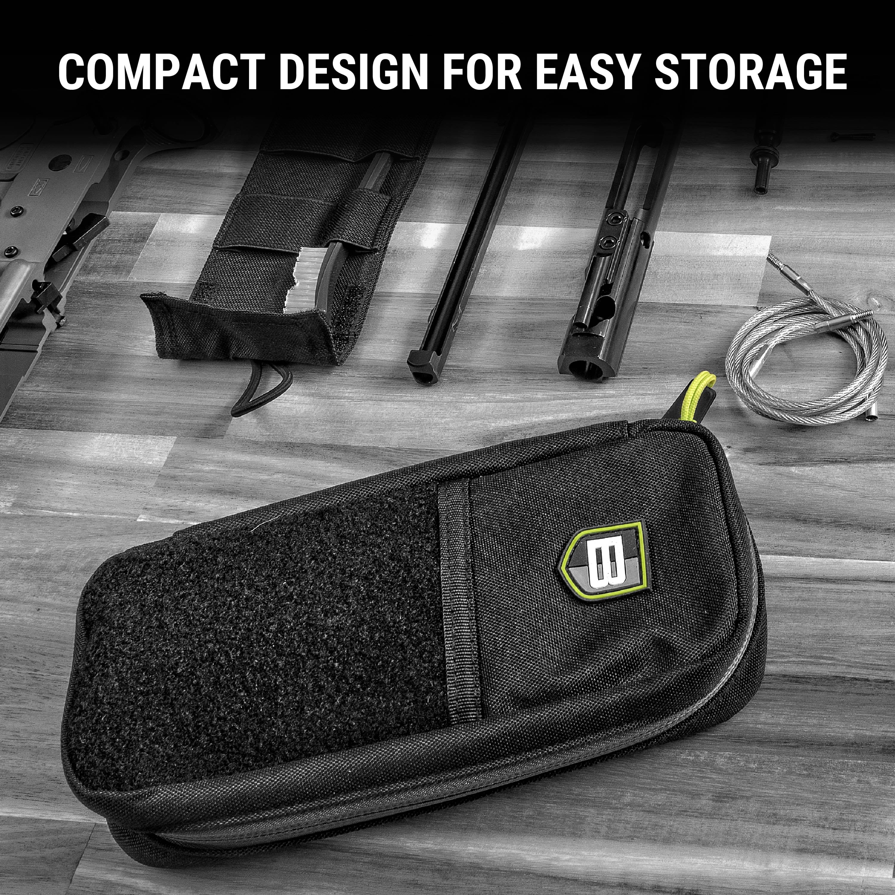 Breakthrough Clean Technologies® Badge Series Rod & Pull-Through Cleaning Kit w/ Molle Pouch, 6.5mm