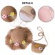thumbnail image 4 of 52-54 cm circunferencia del sombrero sombrero para niños Sombrero de Paja de verano protector solar sombrero de playa sombrero para el sol y conjunto de bolsa de paja, 4 of 6