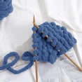 thumbnail image 4 of Hilo HOMBYS Country Blue Chenille para tejer y tejer, 4 of 9