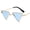C6 gold blue, variant on Fashion Triangle Frame Sunglasses for Women and Men, Metal Frame with AC Lenses, Conventional Style