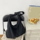thumbnail image 2 of Bolsos Mensajero Harajuku Japoneses Bolsos Cruzados Grandes Sólidos Lona (negro), 2 of 9