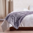 thumbnail image 3 of Home Soft Things Woolly Mammoth Throw - Purple - 50" x 60", 3 of 7