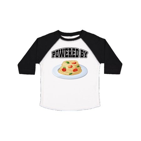 

Inktastic Powered by Spaghetti Gift Toddler Boy or Toddler Girl T-Shirt