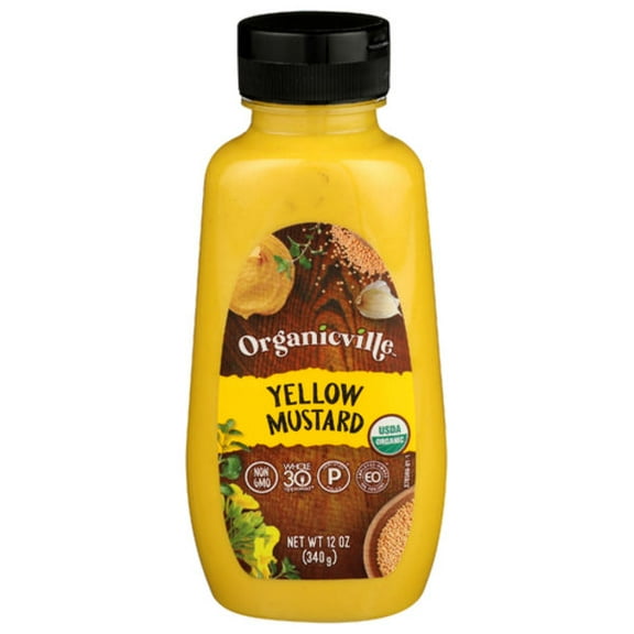 Organicville Organic Yellow Mustard 12 oz (Pack Of 1)