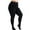 Style B - Black, variant on Gustave Fleece Lined Opaque Tights for Women Plus Size Control Top Pantyhose Winter Warm High Waisted Footed Tights Leggings - Black
