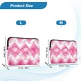 thumbnail image 4 of FORMRS 13"-13.3" Laptop Sleeve Protective Case Soft Carrying Quilted Computer Bag Cover, Heart Geometric, 4 of 7
