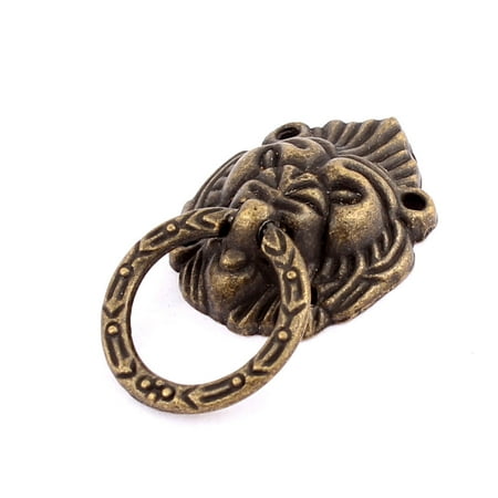 Lion Drawer - Vintage Style Lion Head Design Drawers Door Chest Knob Pull Handle