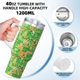 thumbnail image 3 of Rateoe St Patrick's Day6 Printed 40OZ Ice Bully With Handle - Stainless Steel Travel Cup Portable for Hot & Cold Drinks, Travel, Gym, Home, and Outdoor Activities, 3 of 8