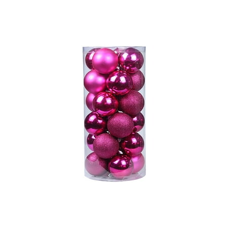 

〖Jisuan〗Home Decoration 48 Plastic Tree 3Cm Christmas Christmas Pendants Balls Christmas
