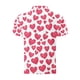thumbnail image 3 of TaTaai Men's Valentine Print Turndown Collar Quarter Sleeve Pullover, Valentine's Day Gift, Casual Daily Outdoor T-Shirt Gift, 3 of 5